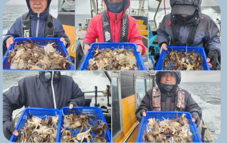 4월 10일 대성호 알주꾸미조황입니다