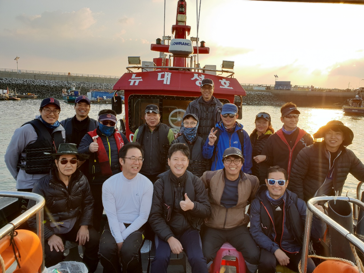 10월18일 뉴대성호 초보단체 주꾸미조황