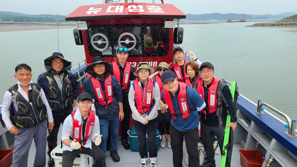 7월27일 뉴대성호 백조기단체조황