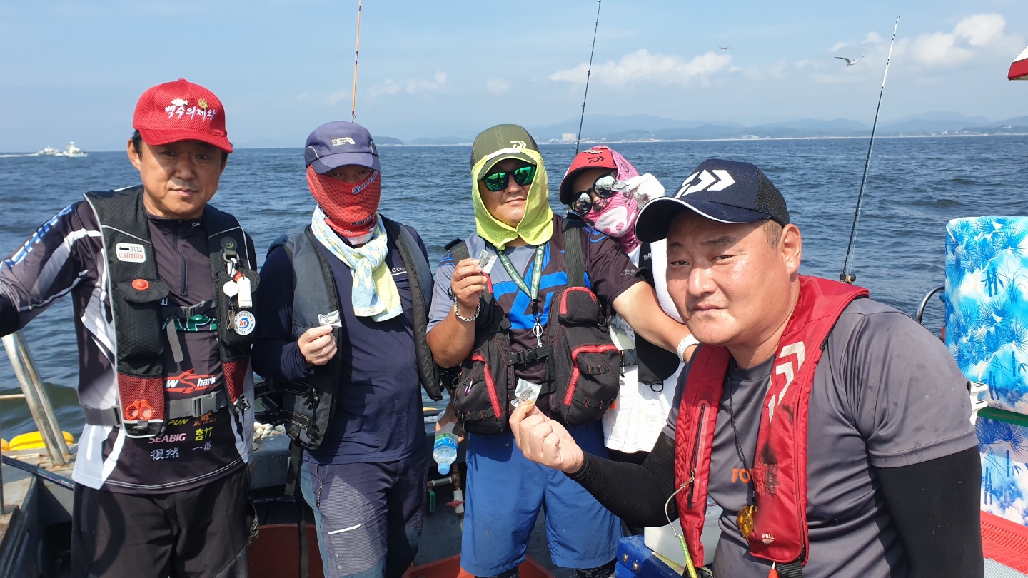 8월 16일 대성2호 백조기 조황