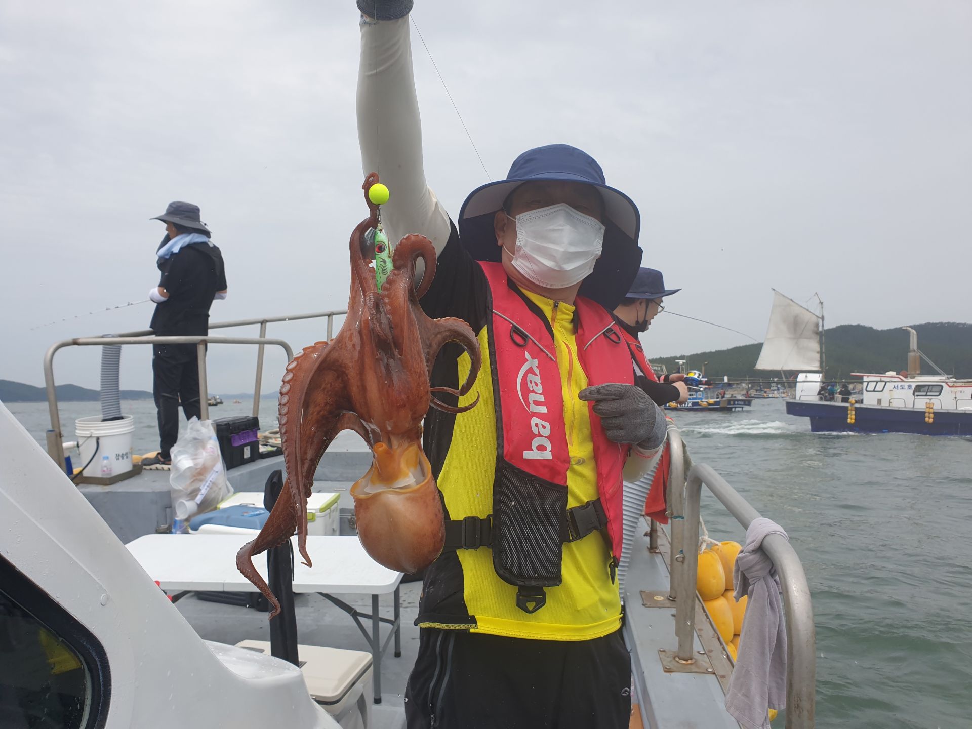 9월1일 동백호 주꾸미  조황