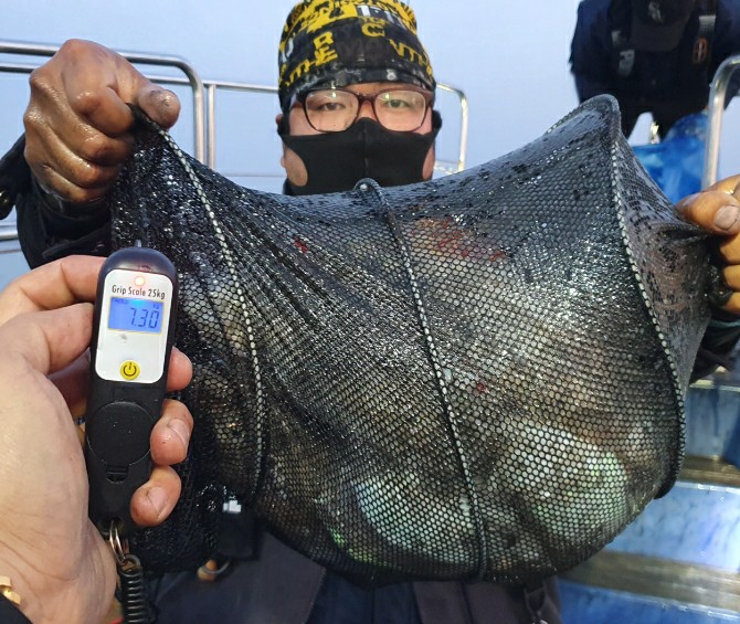 10월 20일 대성호 주꾸미조황입니다