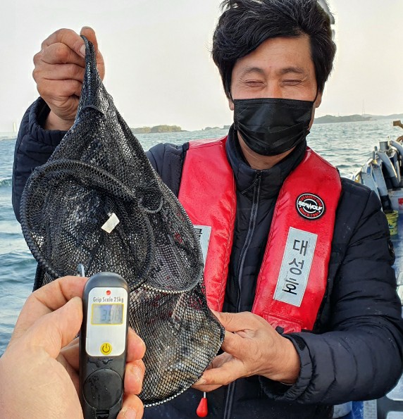 9월 12일 대성호 주꾸미조황입니다