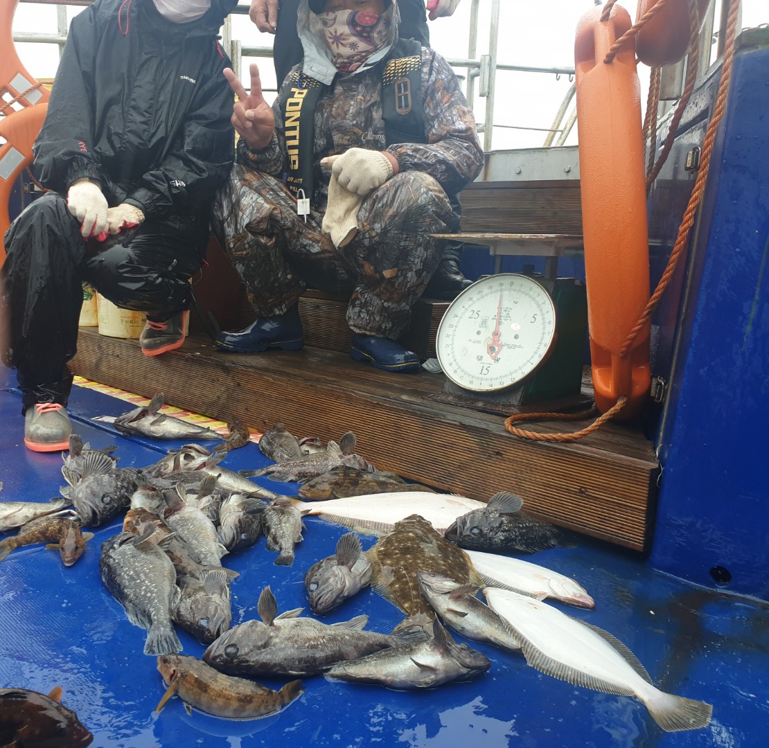 5월16일 대양호 다잡아우럭광어 조황