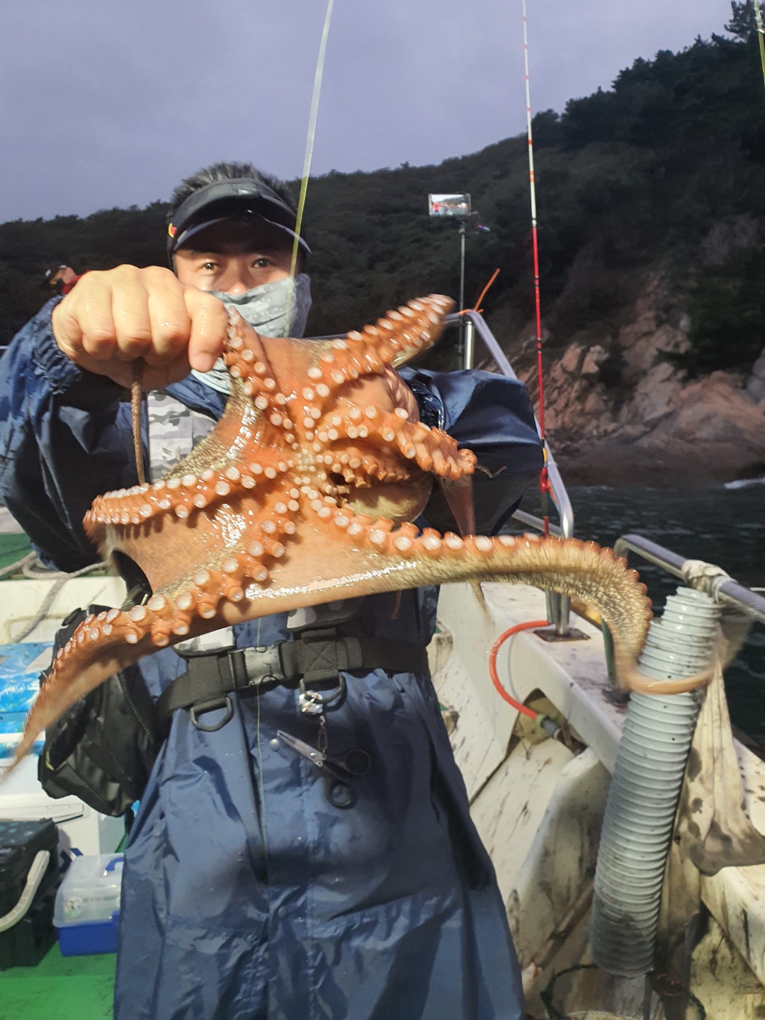 10월7일 뉴궁리호 문어조황