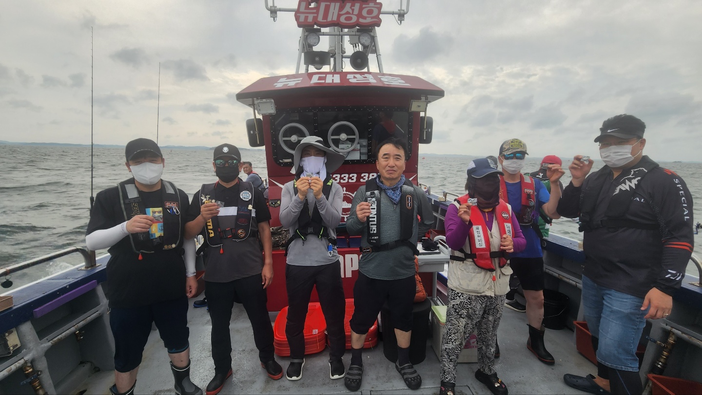 8월7일 뉴대성호 백조기조황