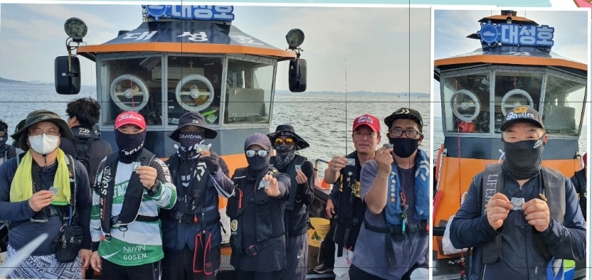 8월 21일 대성호 백조기 대박~조황입니다