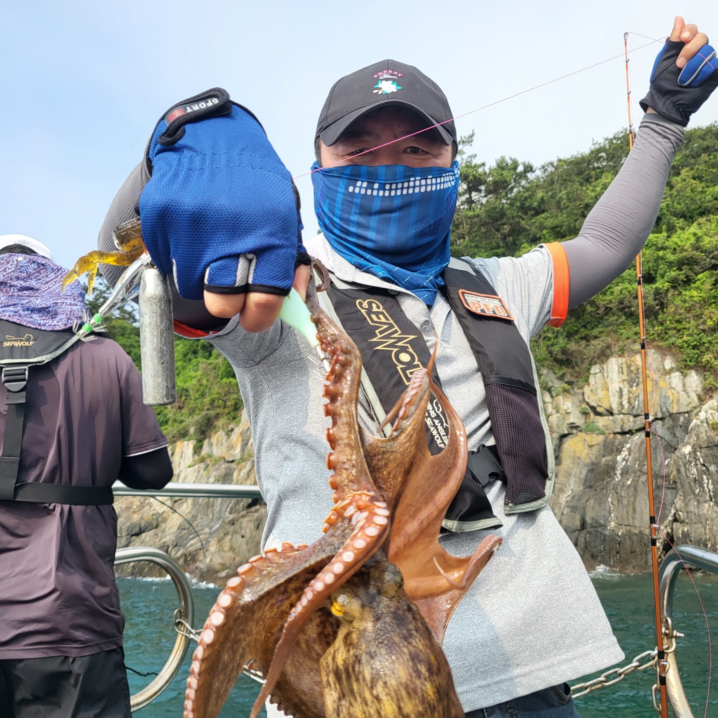 8월 6일 대성호 문어,광어조황입니다