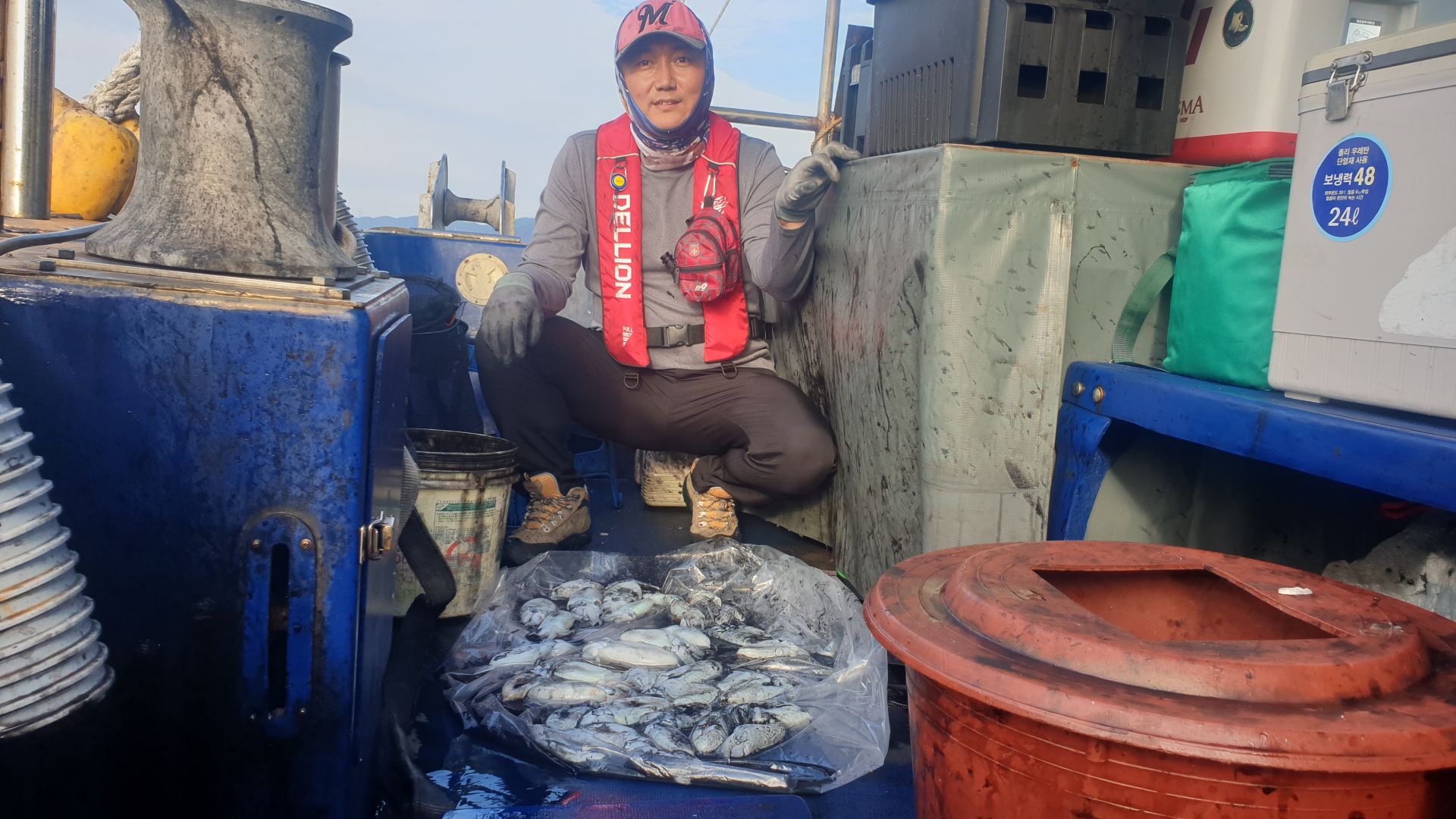 10월14일 대양호 갑오징어 조황