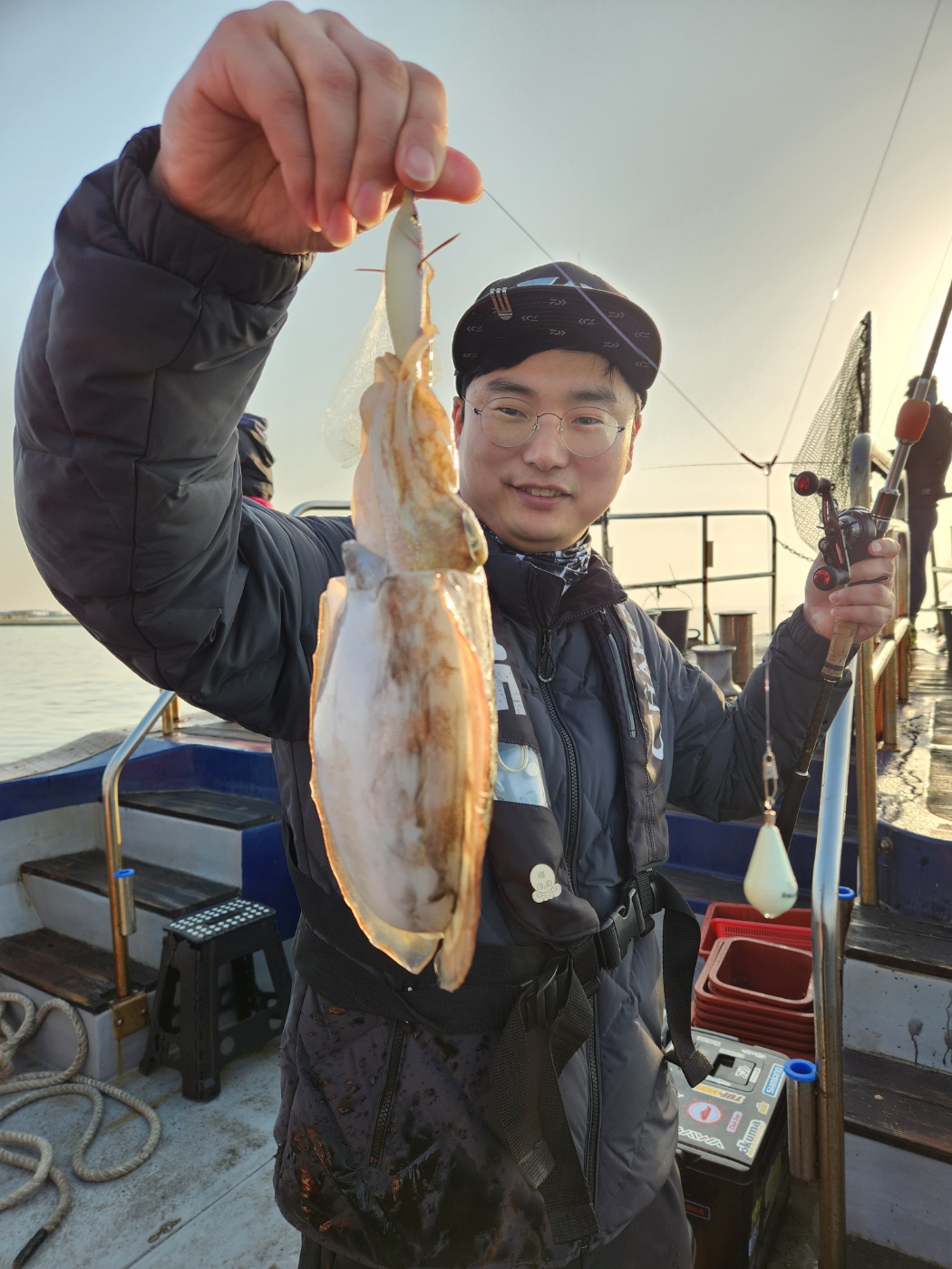 5월 23일 블루원호 갑오징어 조황