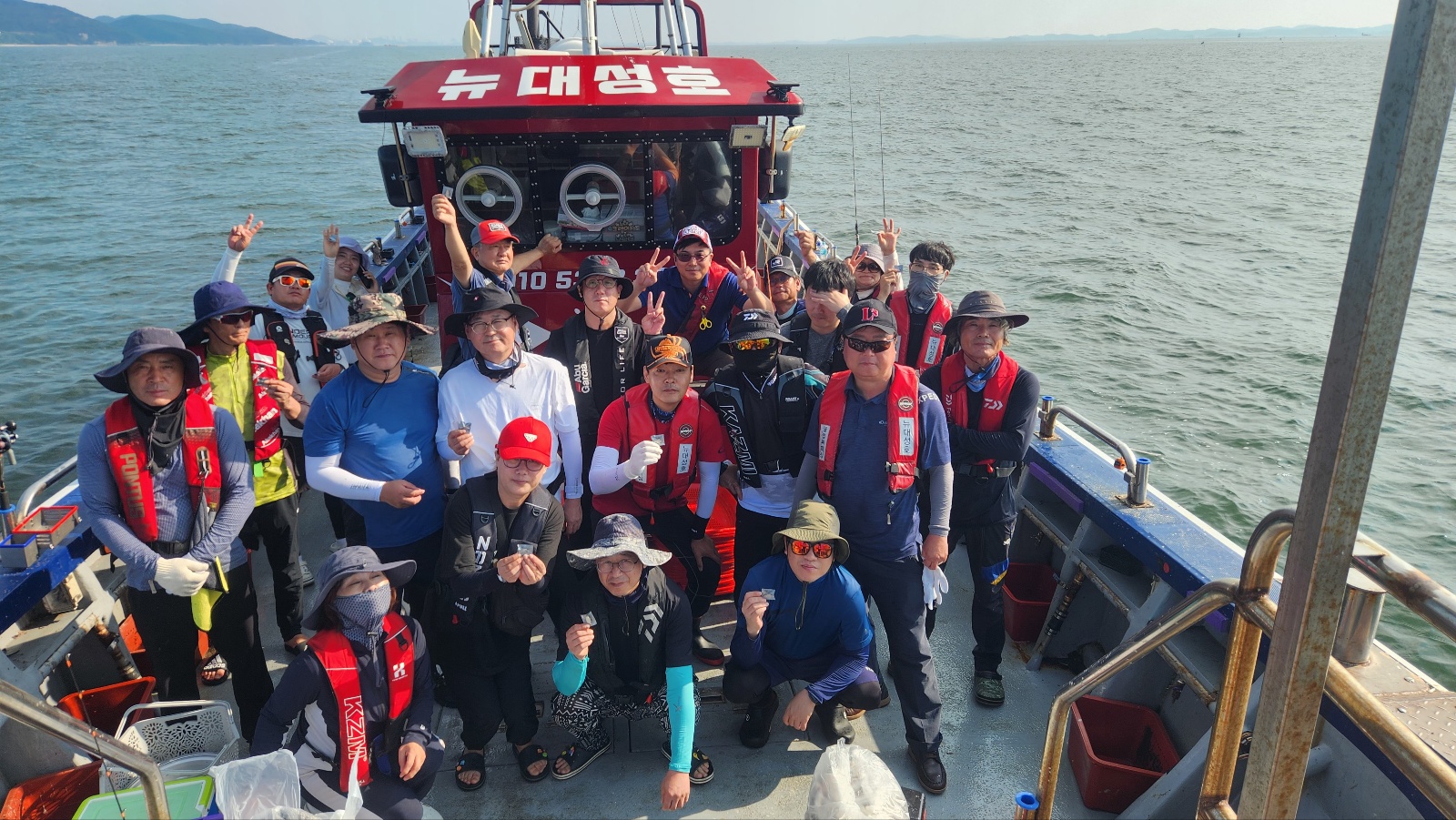 8월 20일 뉴대성호 백조기조황(20분 전원 올백~)