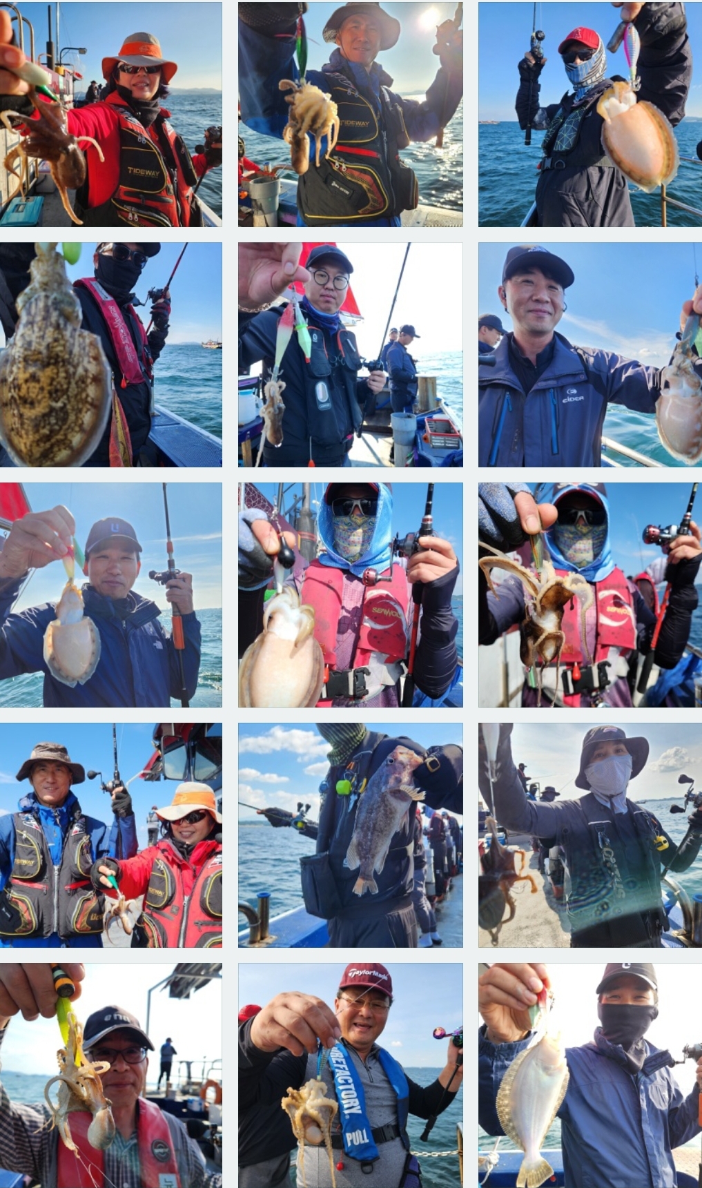 10월10일 뉴대성호 주꾸미조황