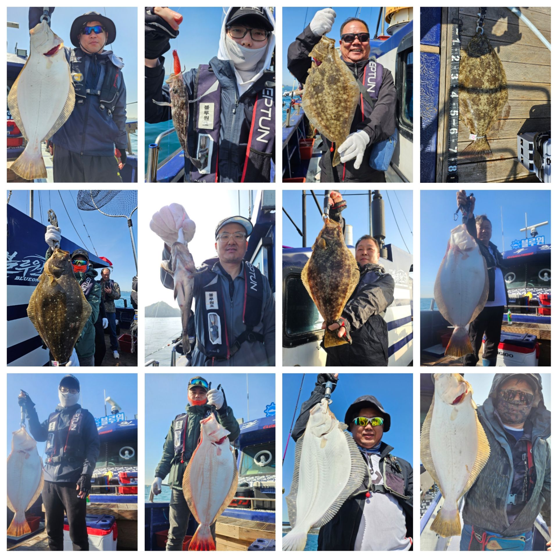 4월27일 블루원 특별광어출조 조황