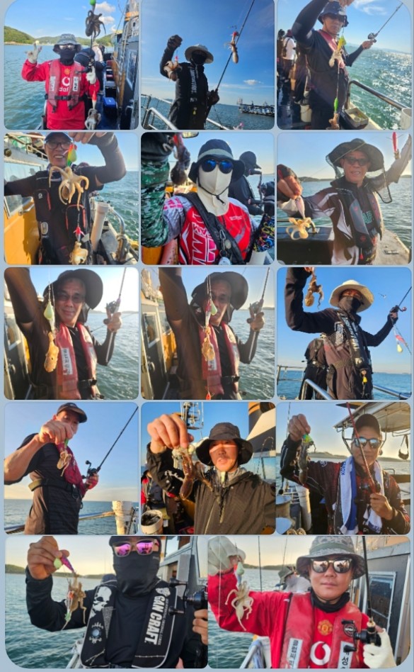 9월 11일 대성호 주꾸미 조황입니다