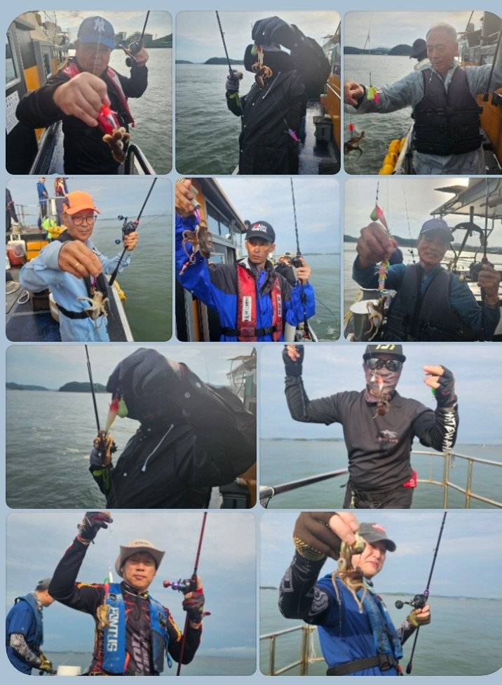 9월 17일, 18일, 19일 대성호 주꾸미 조황입니다~