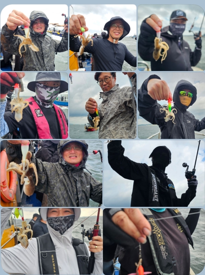 9월 6일 대성호 주꾸미 조황입니다