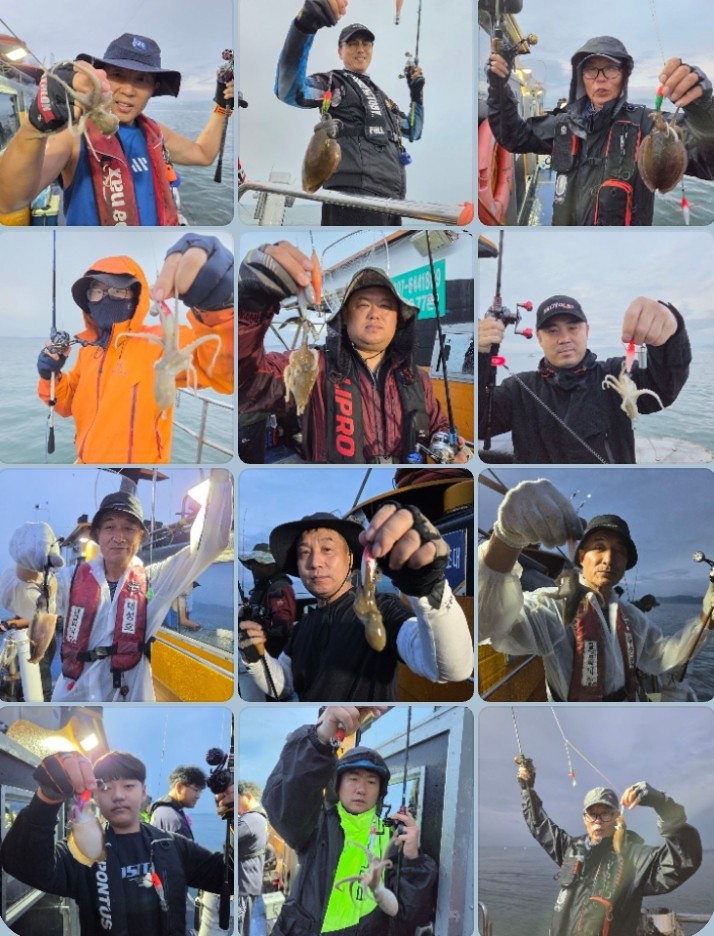 9월 25일 대성호 주꾸미 조황입니다