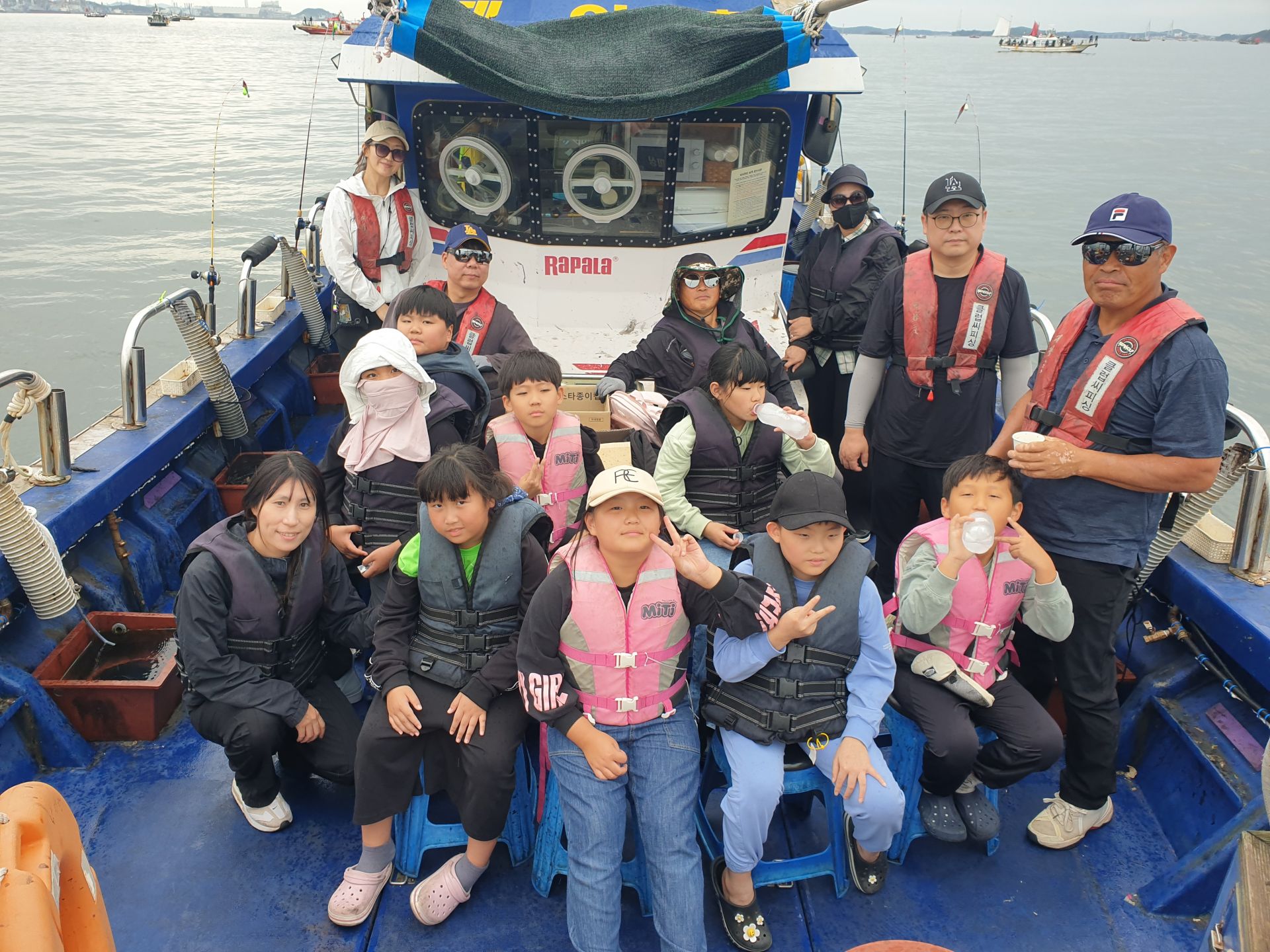 10월17일 대양호  신당초 단체사진