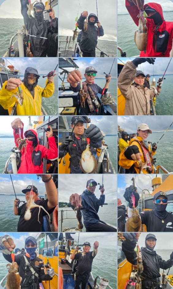 10월 7일 대성호 주꾸미,갑오징어 조황입니다